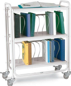 Rolling Ring Binder Cart - 720